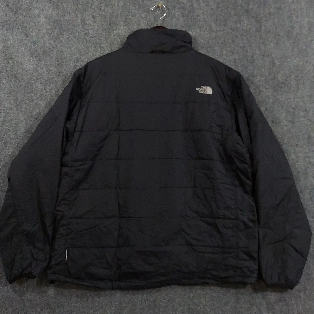 The North Face Puffer Jacket Mens XXL Black Primaloft Stowable Full Zip
